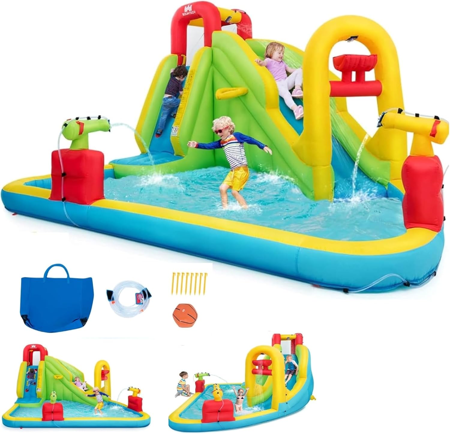 Kids Outdoor Climbing - Mega Inflatable Water Park Bouncy Castle