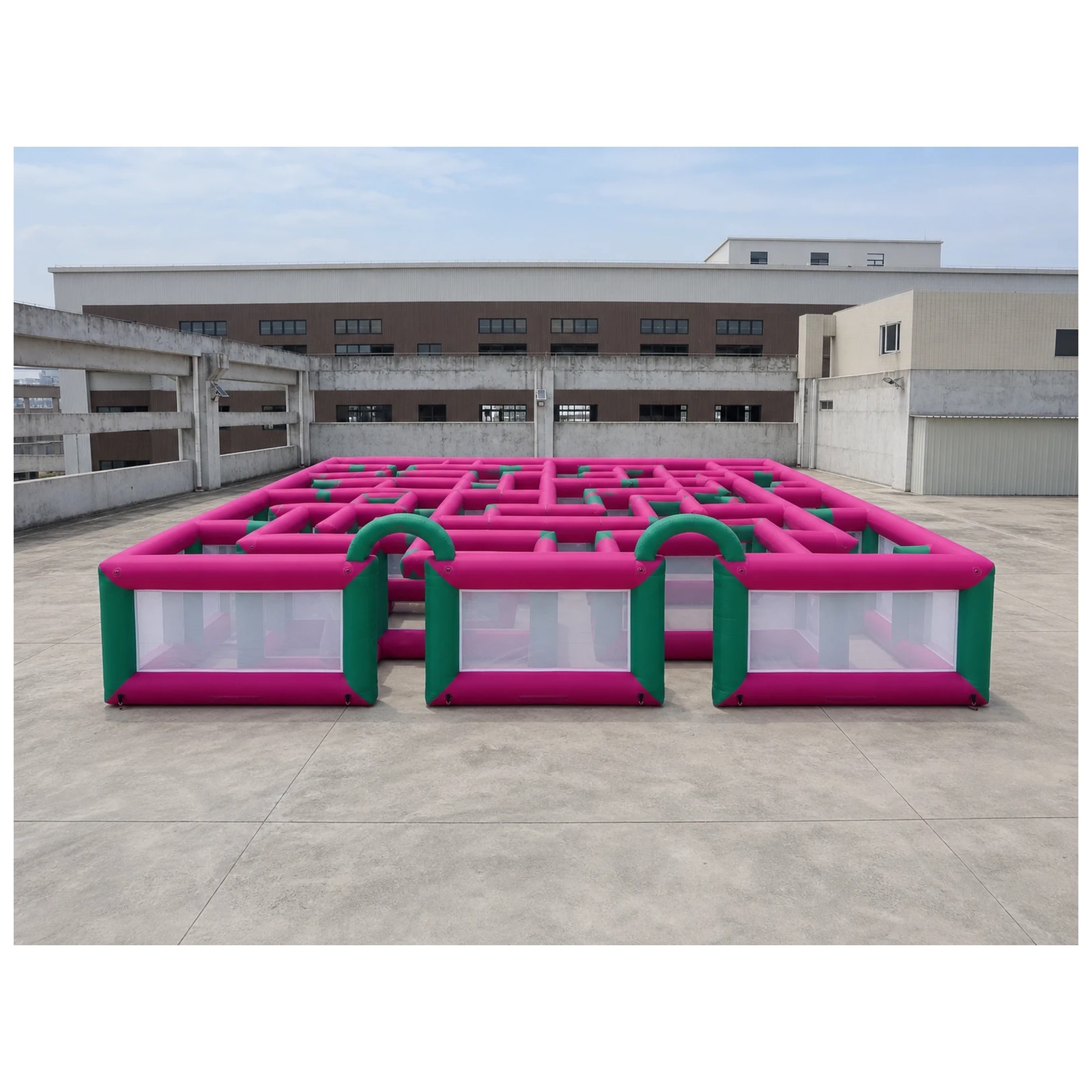 Kids Outdoor Venues - Mê cung bơm hơi dạng lưới