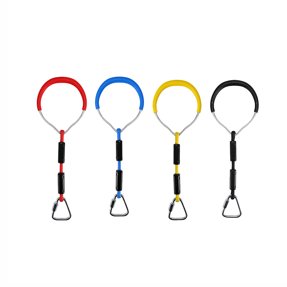 Kids Outdoor Climbing - 2Pcs Colorful Gymnastic Rings for Kids