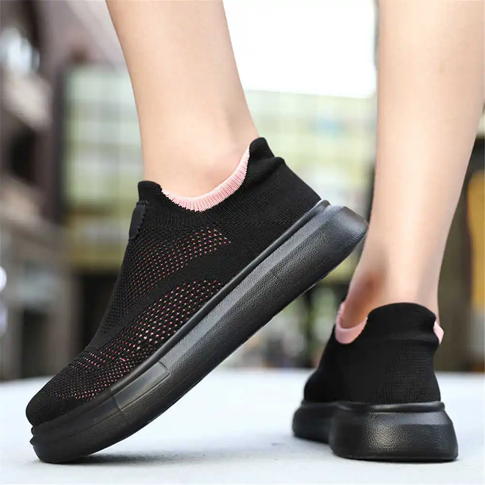Kids Outdoor Volleyball Shoes - Platform Stockings Brown Shoes For Woman