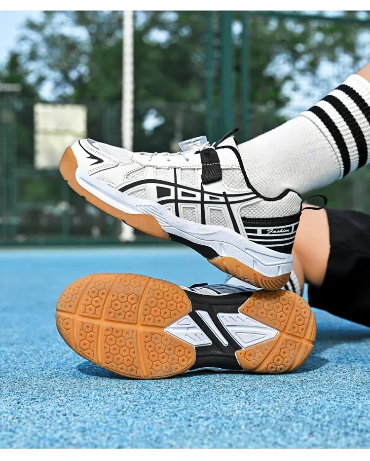 Kids Outdoor Volleyball Shoes - kids Badminton Shoes Non-slip Golf Shoes