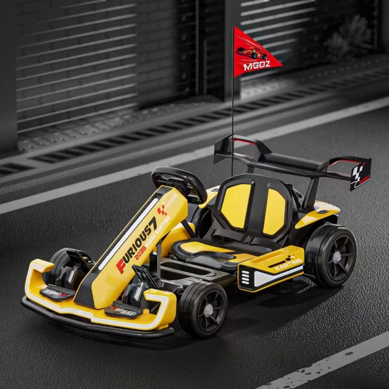 Go Kart Pedal Kids - 24V Kids Electric Drift Go Kart,