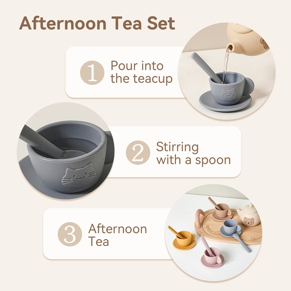 Bear Afternoon Tea Pretend Pla - đánh giá và giá Kids Outdoor Kitchen Set
