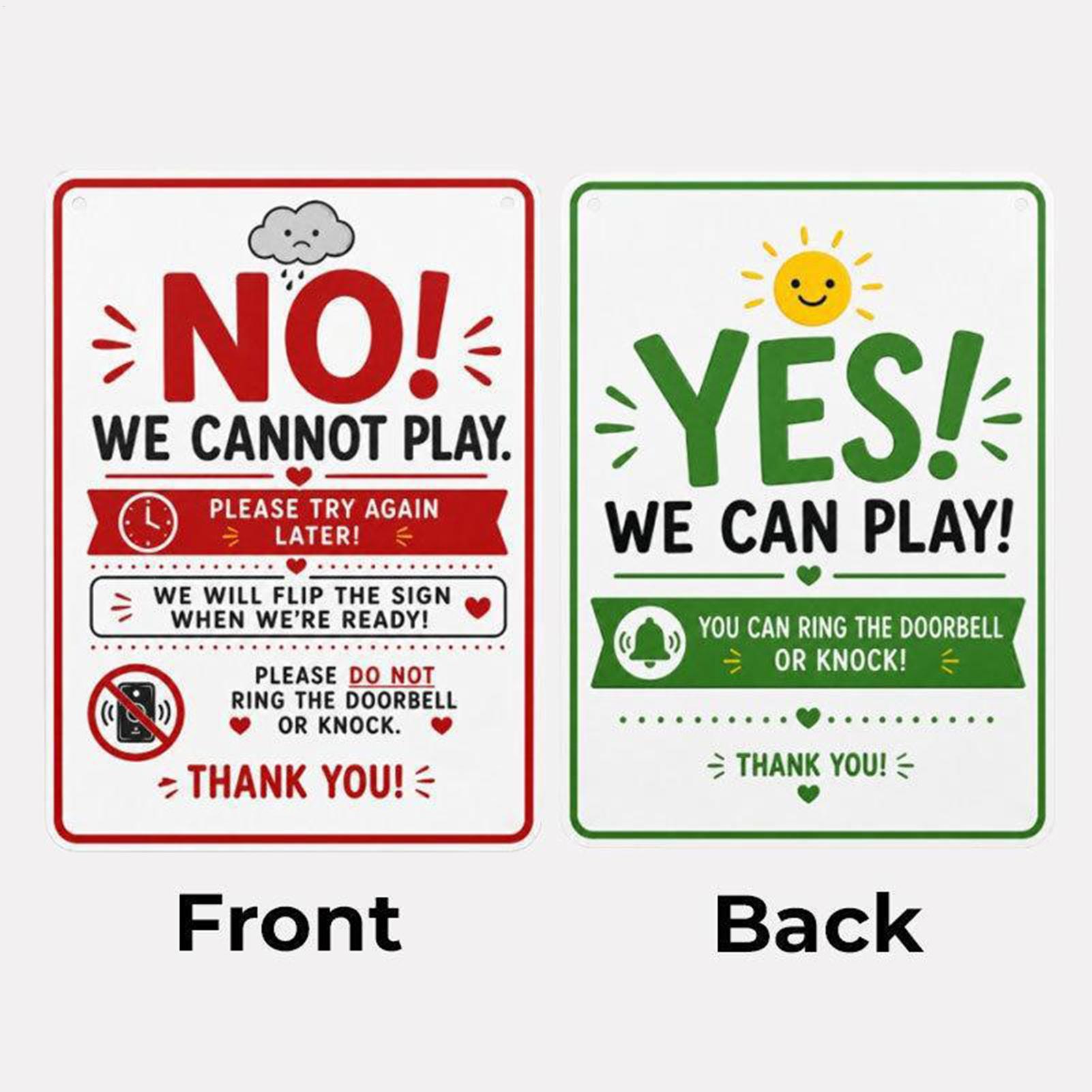 Door Hanger Metal Double Sided - đánh giá và giá Kids Outdoor Garden