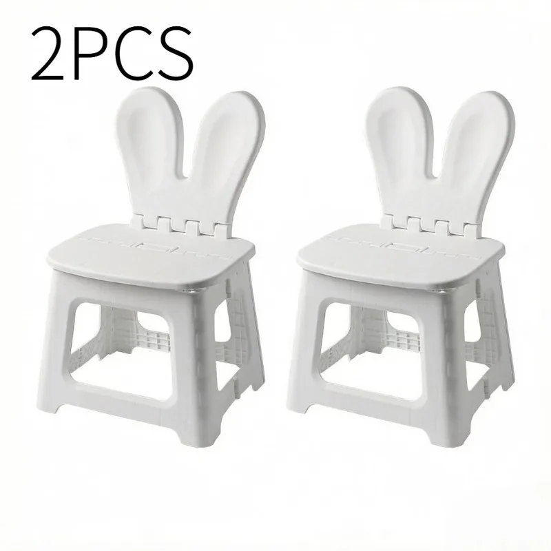 2PCS Thickened Rabbit Cartoon  - đánh giá và giá Kids Outdoor Folding Chair