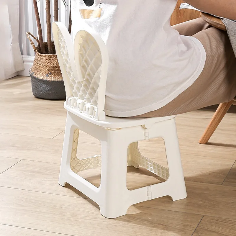 2PCS Thickened Rabbit Cartoon  - đánh giá và giá Kids Outdoor Folding Chair