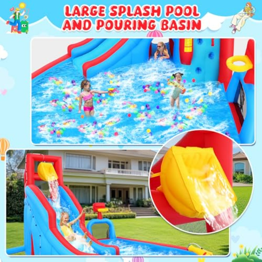 Backyard outdoor water slide i - đánh giá và giá Kids Outdoor Climbing