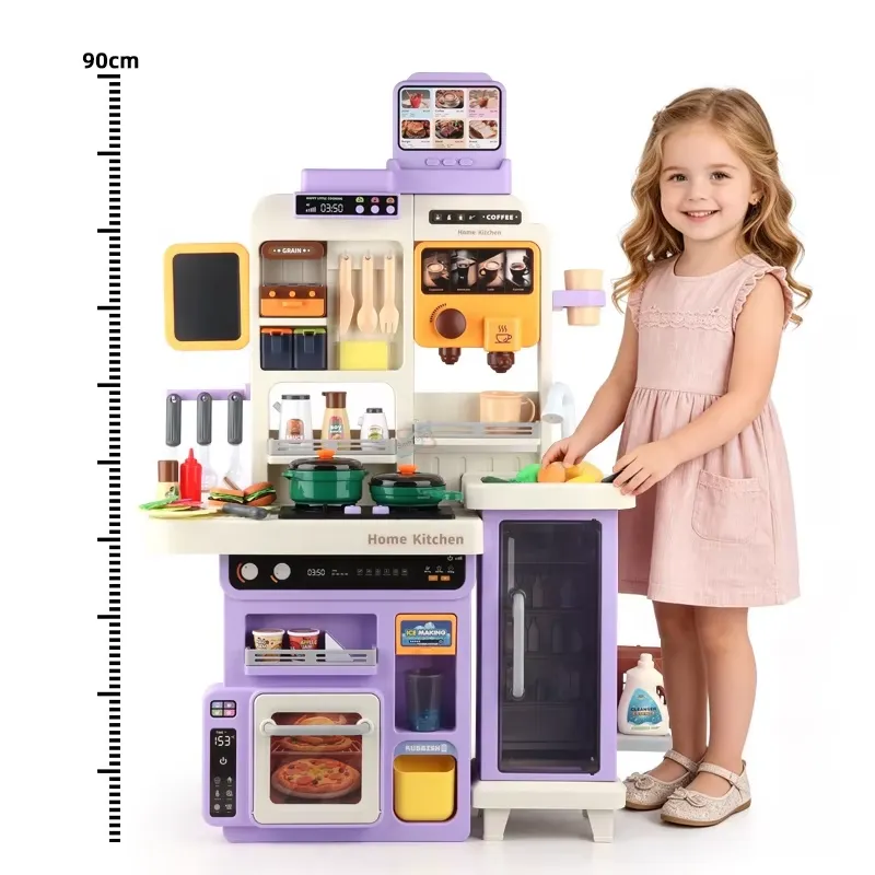 90cm Large Pretend Play Kitche - đánh giá và giá Kids Outdoor Kitchen Set