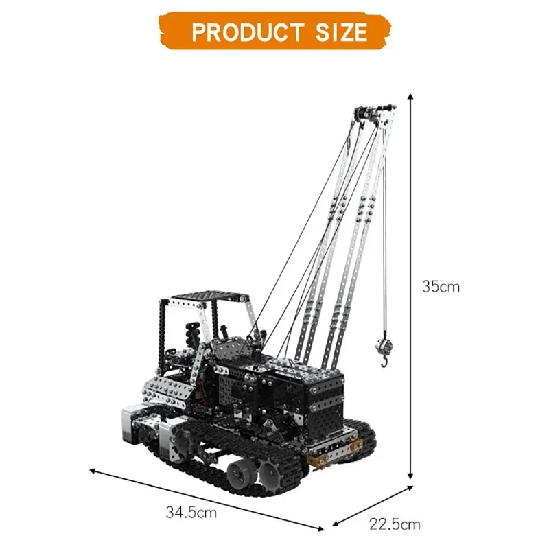 DIY Metal RC Crane Electric Ho - đánh giá và giá Kids Outdoor Vehicles