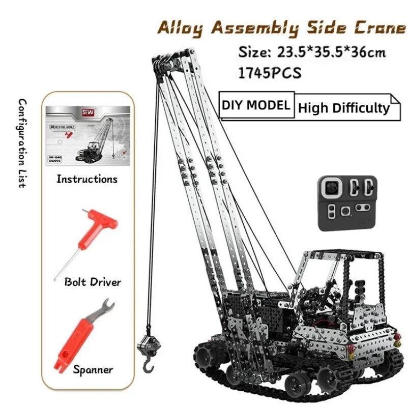 DIY Metal RC Crane Electric Ho - đánh giá và giá Kids Outdoor Vehicles