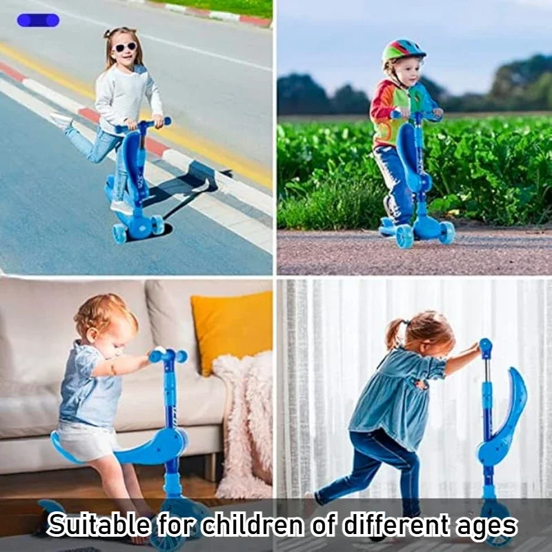 2-in-1 Kids Kick Scooter with  - đánh giá và giá Kids Outdoor Ride On