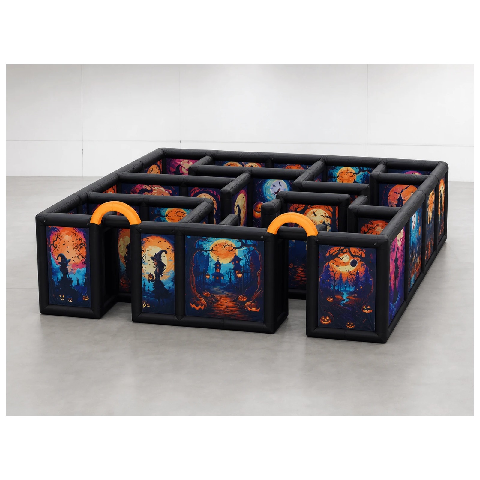Mê cung bơm hơi Halloween hình - đánh giá và giá Kids Outdoor Venues