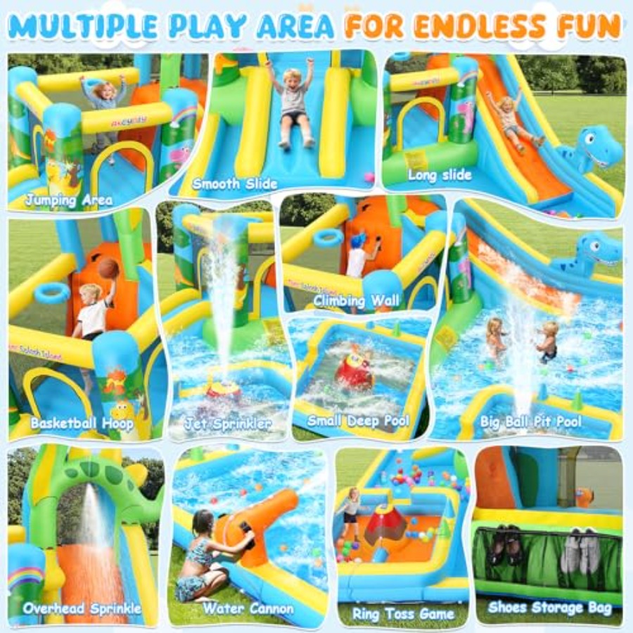 Outdoor backyard inflatable wa - đánh giá và giá Kids Outdoor Inflatable Water Slide