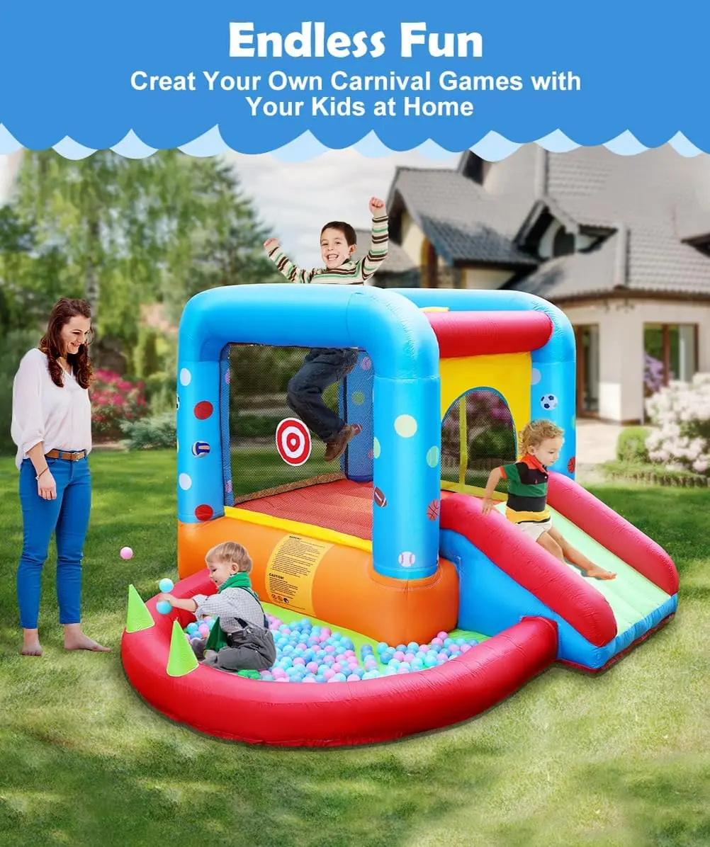 Step4Fun Inflatable Bounce Hou - đánh giá và giá Kids Outdoor Inflatable Water Slide