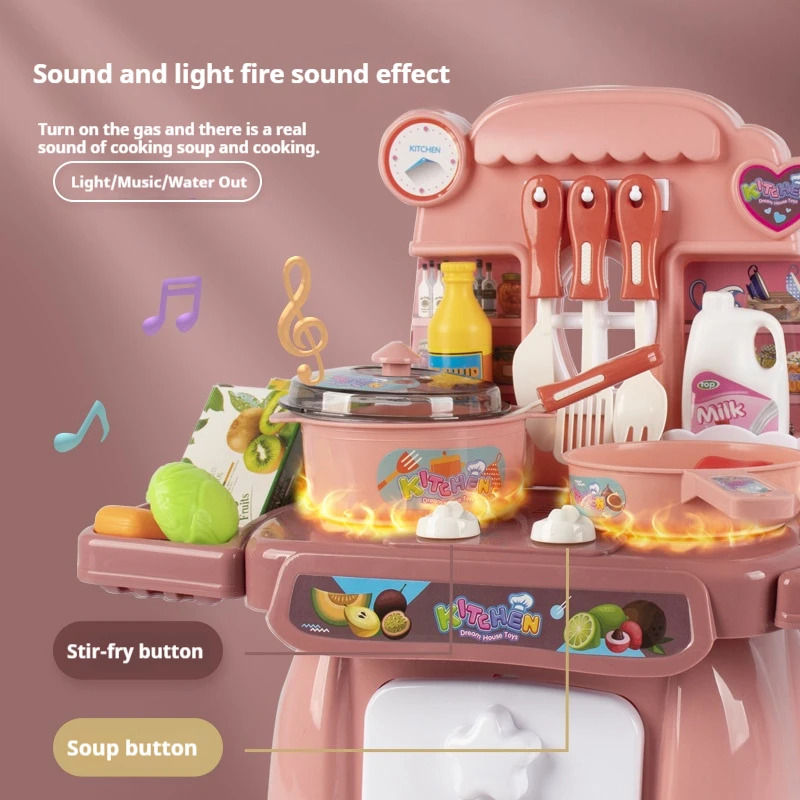 Simulated Kitchen Play Set wit - đánh giá và giá Kids Outdoor Kitchen Set
