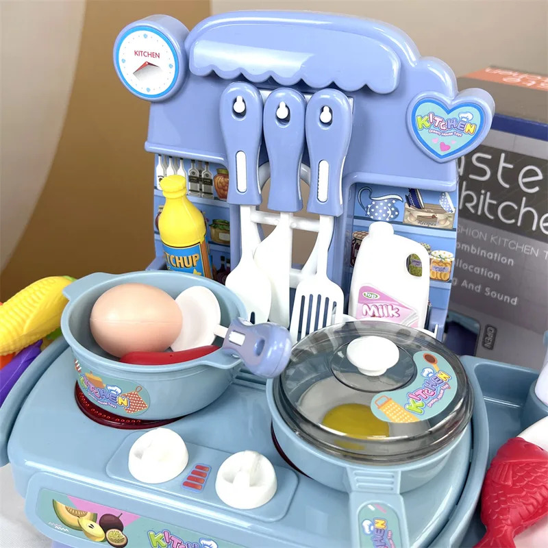 Simulated Kitchen Play Set wit - đánh giá và giá Kids Outdoor Kitchen Set