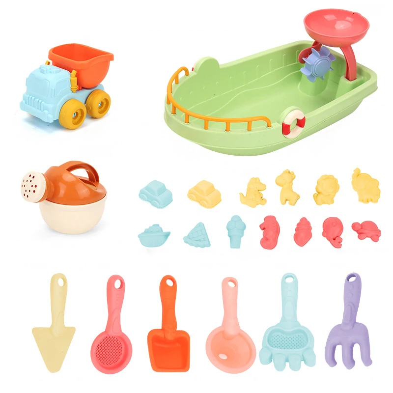 Beach Sand Toys Set with Sand  - đánh giá và giá Kids Outdoor Dump Truck