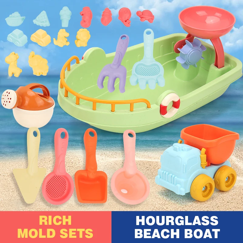 Beach Sand Toys Set with Sand  - đánh giá và giá Kids Outdoor Dump Truck
