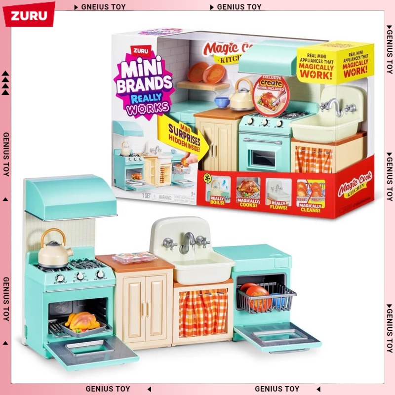 Zuru Mini Brands Magic Cook Ki - đánh giá và giá Kids Outdoor Kitchen Set