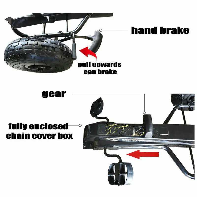 4 Inflatable Wheel Ride on Car - đánh giá và giá Go Kart Pedal Kids