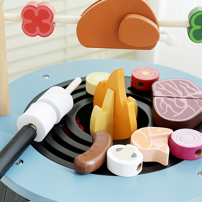 Wooden Barbecue Playset For Ki - đánh giá và giá Kids Outdoor Grill