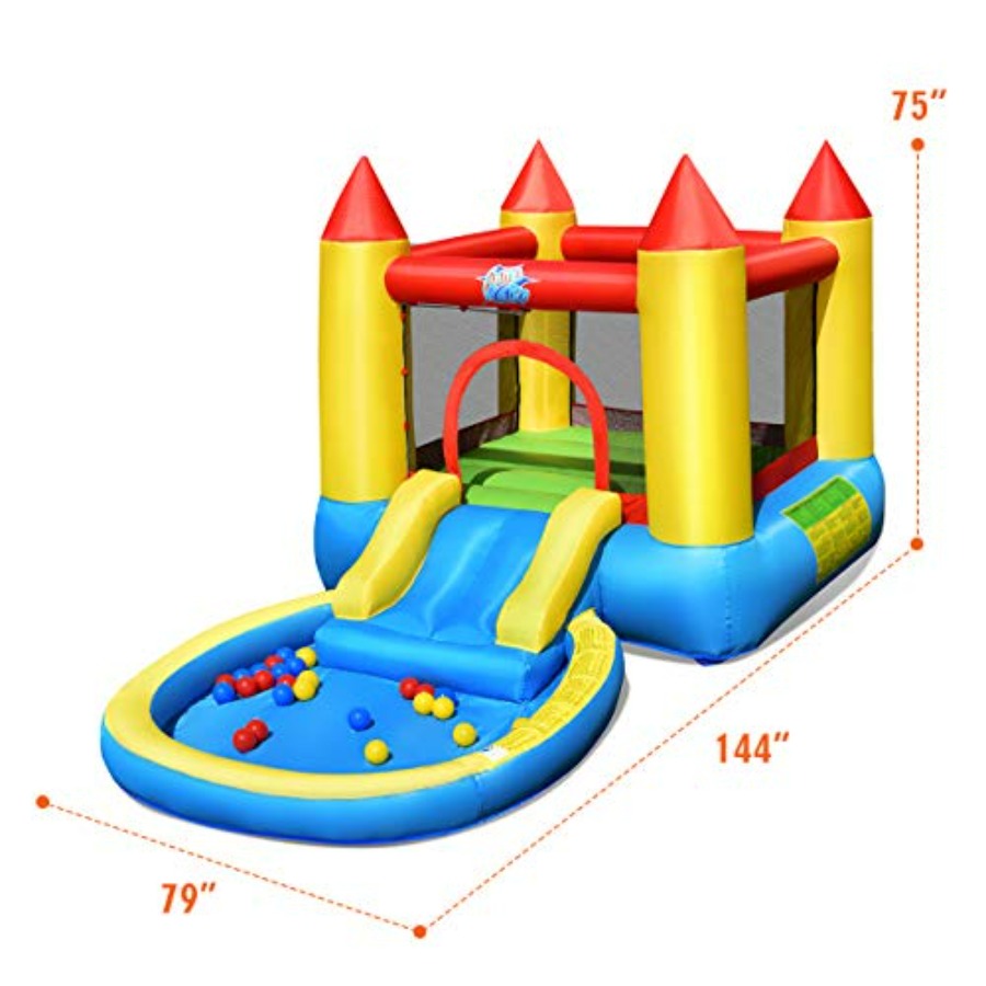 Outdoor backyard inflatable bo - đánh giá và giá Kids Outdoor Inflatable Water Slide