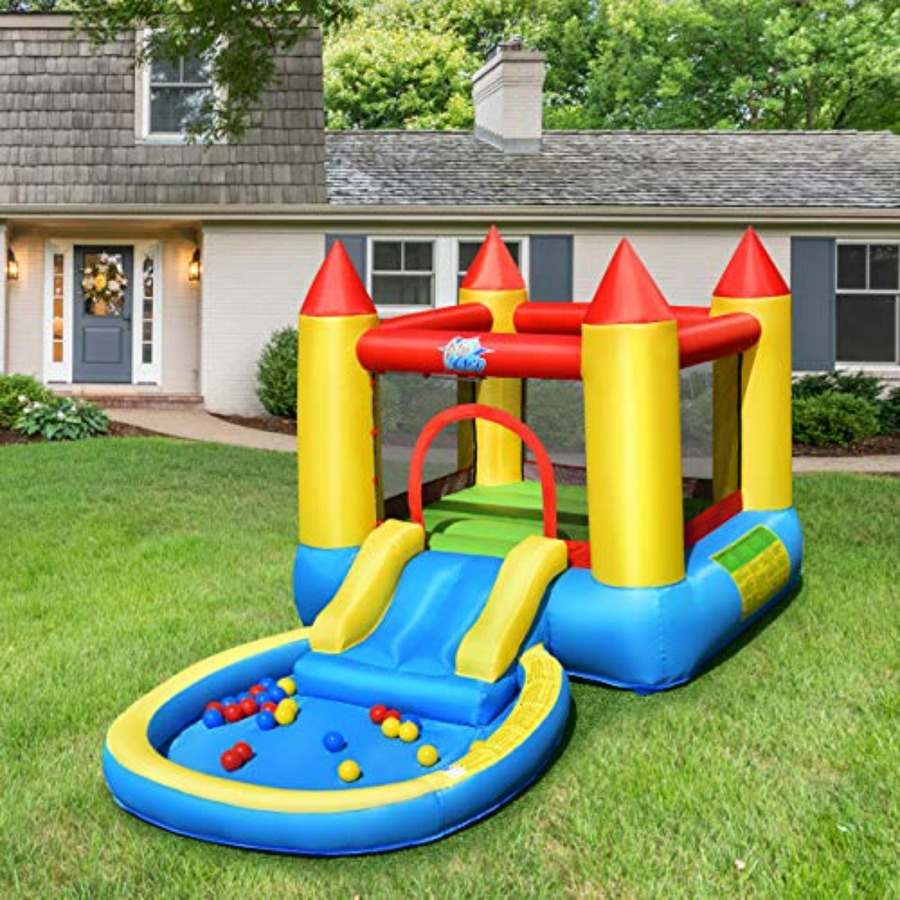Outdoor backyard inflatable bo - đánh giá và giá Kids Outdoor Inflatable Water Slide