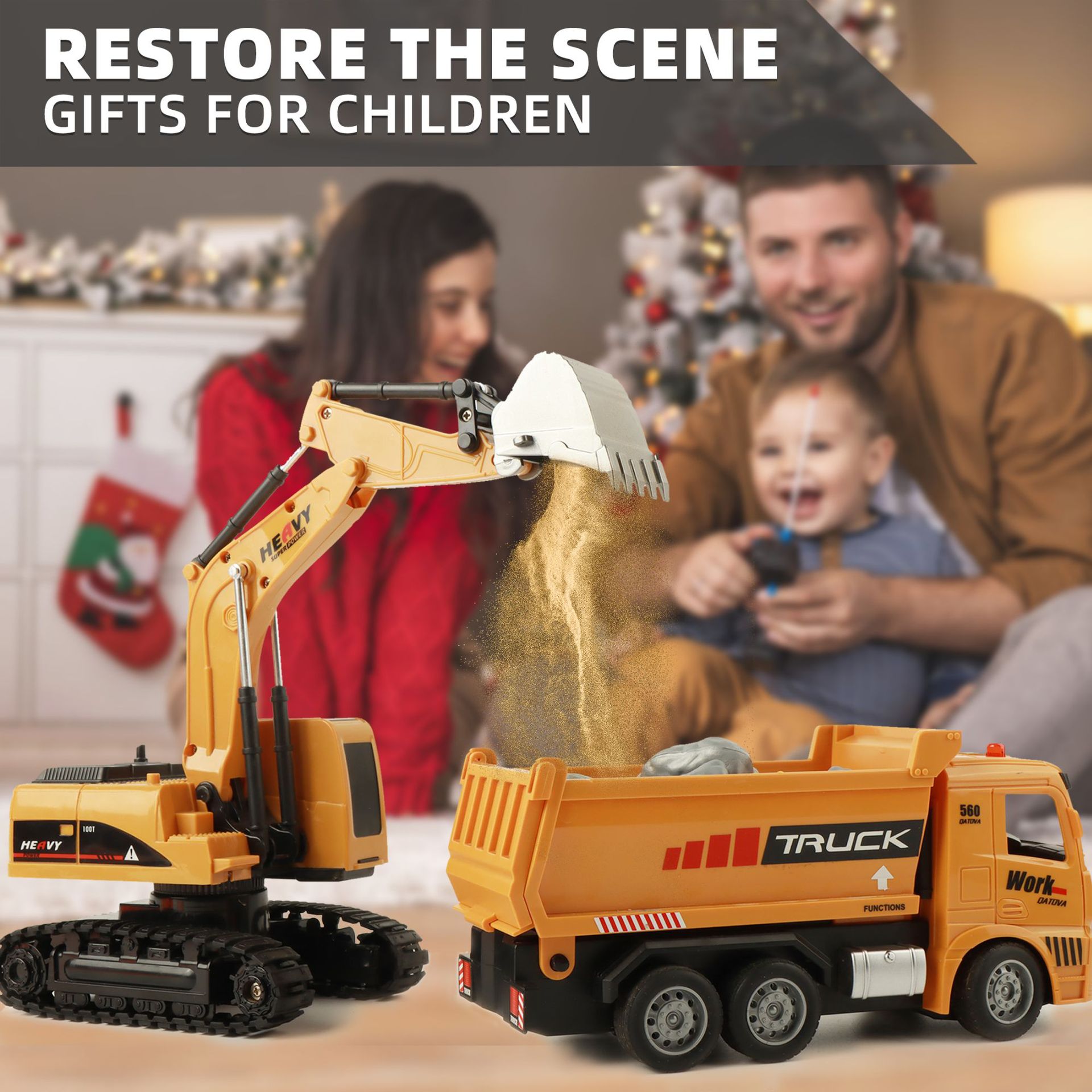 Alloy Remote Control Excavator - đánh giá và giá Kids Outdoor Vehicles