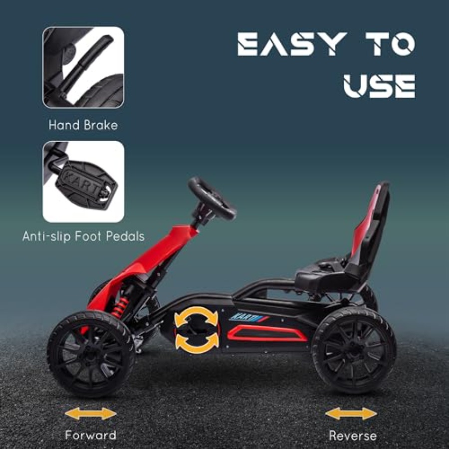 Outdoor ride-on toy for kids a - đánh giá và giá Go Kart Pedal Kids