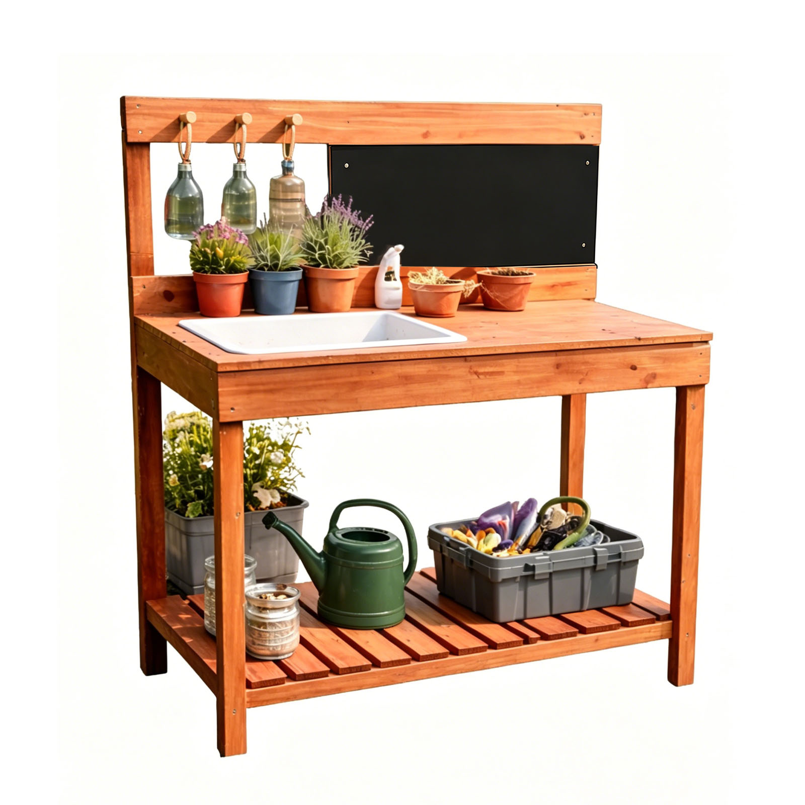 Wooden Potting Benches For Chi - đánh giá và giá Kids Outdoor Garden