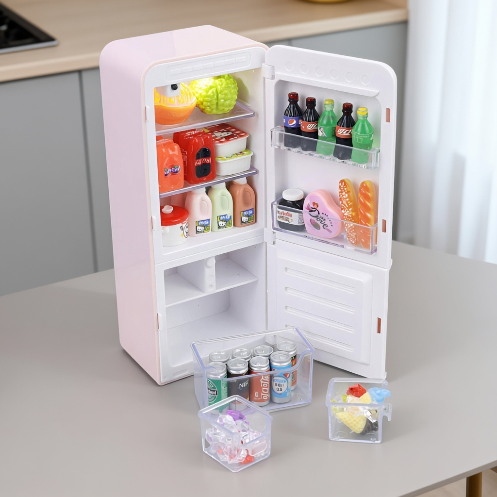 33pcs Kids Mini Fridge Playset - đánh giá và giá Kids Outdoor Kitchen Set