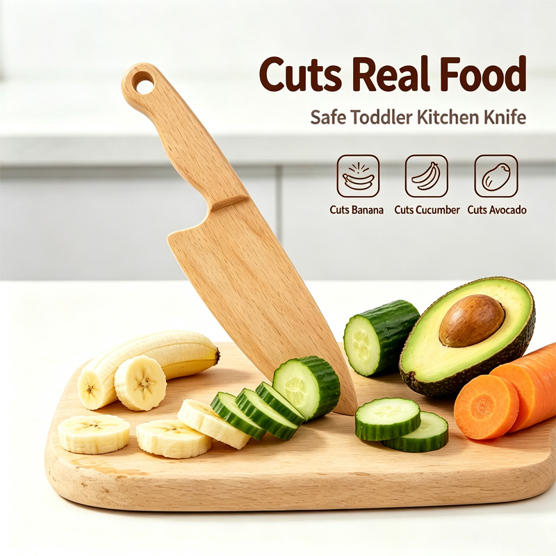 Wooden Kids Knife for Cooking  - đánh giá và giá Kids Outdoor Kitchen Set