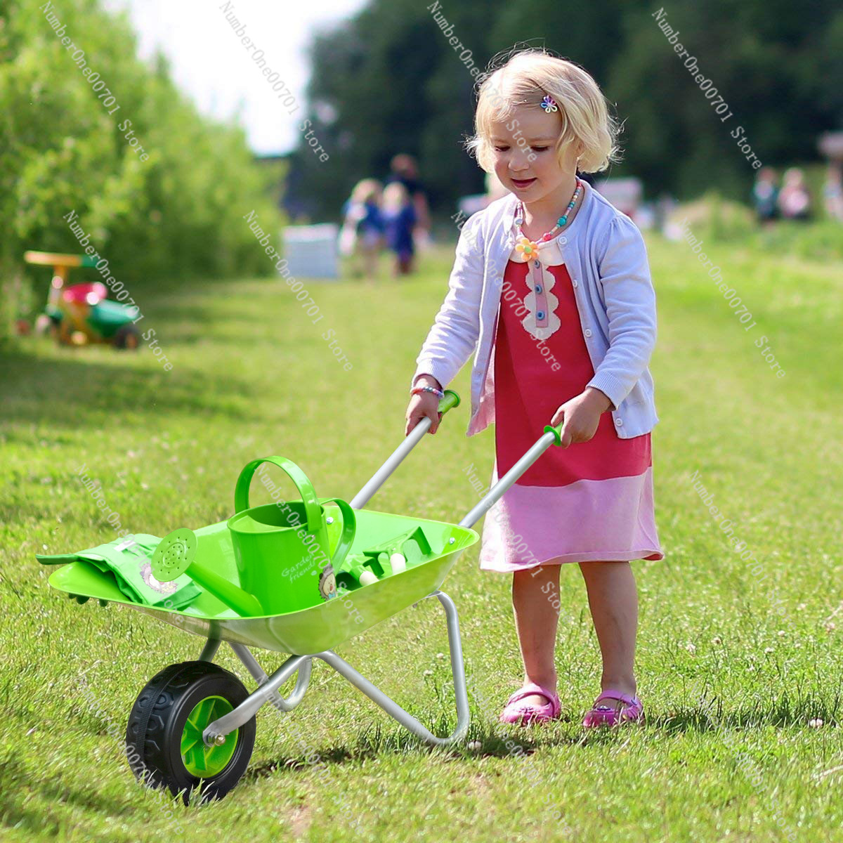 Kids Outdoor Wheelbarrow, Gree - đánh giá và giá Kids Outdoor Garden
