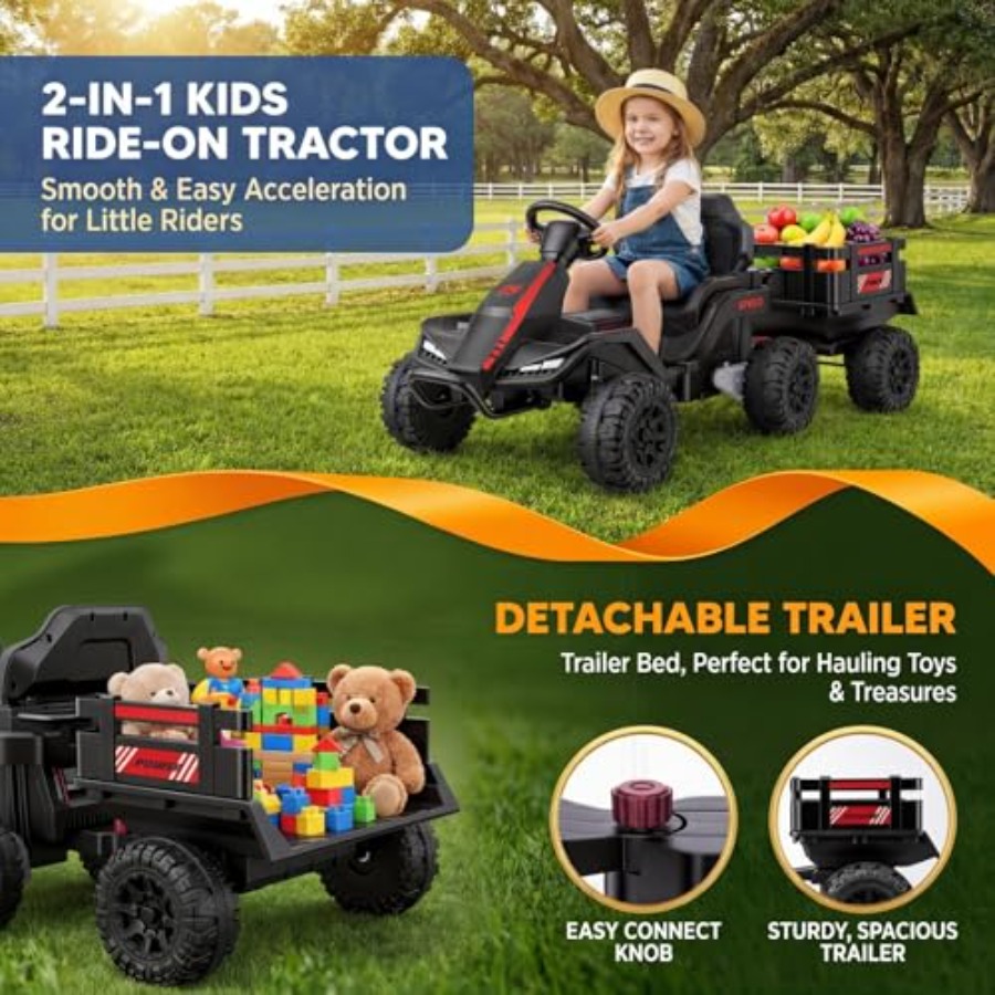 Outdoor electric ride-on tract - đánh giá và giá Kids Outdoor Ride On