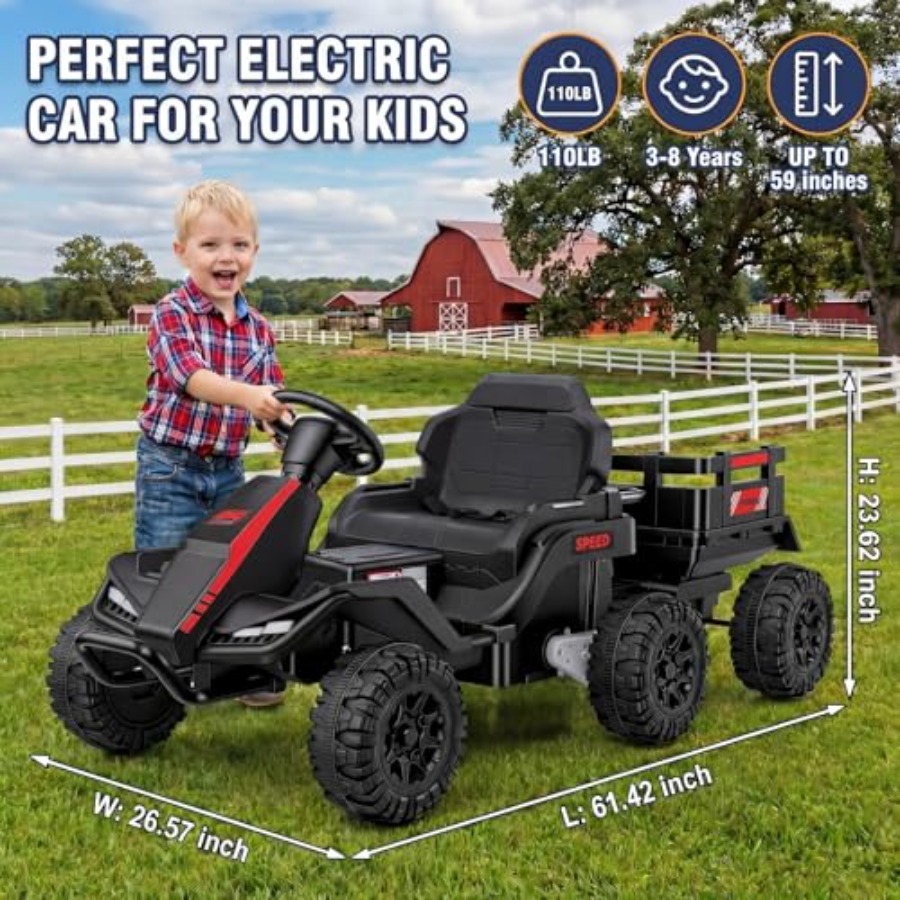 Outdoor electric ride-on tract - đánh giá và giá Kids Outdoor Ride On
