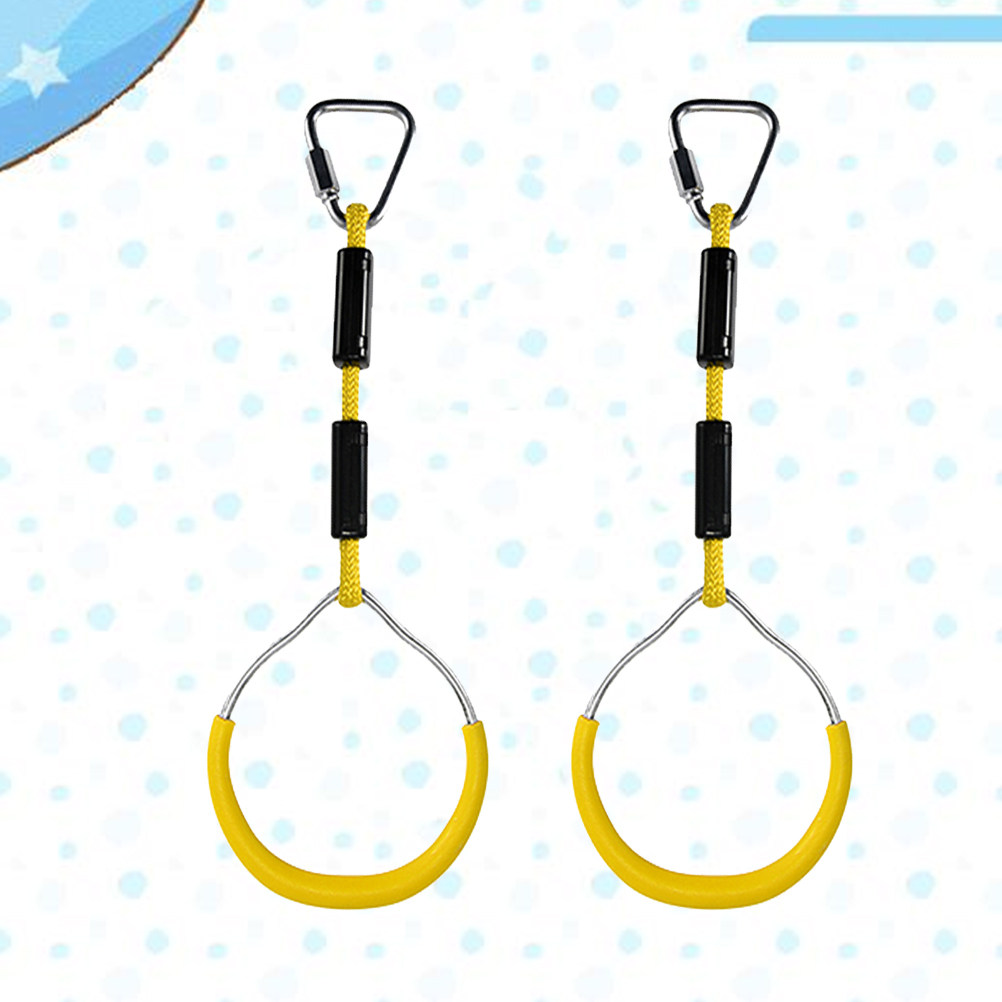 2Pcs Colorful Gymnastic Rings  - đánh giá và giá Kids Outdoor Climbing