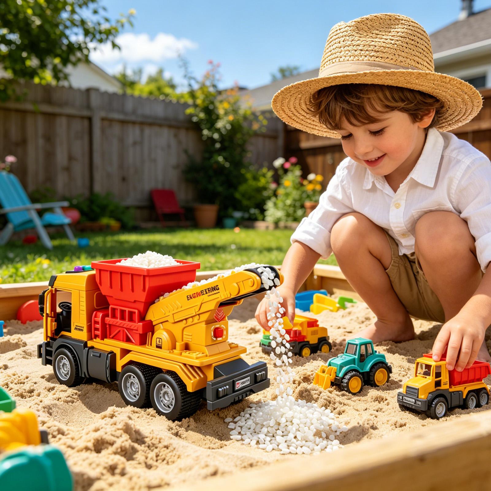 Electric Dump Truck Toy w/ Sou - đánh giá và giá Kids Outdoor Dump Truck
