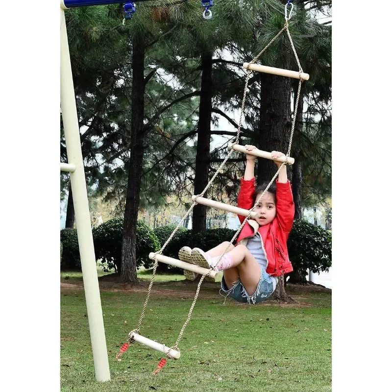 Children Climbing Rope Ladder  - đánh giá và giá Kids Outdoor Climbing Structure