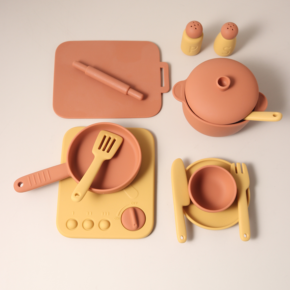 13 Pcs Set Silicone Cooking Pl - đánh giá và giá Kids Outdoor Kitchen Set