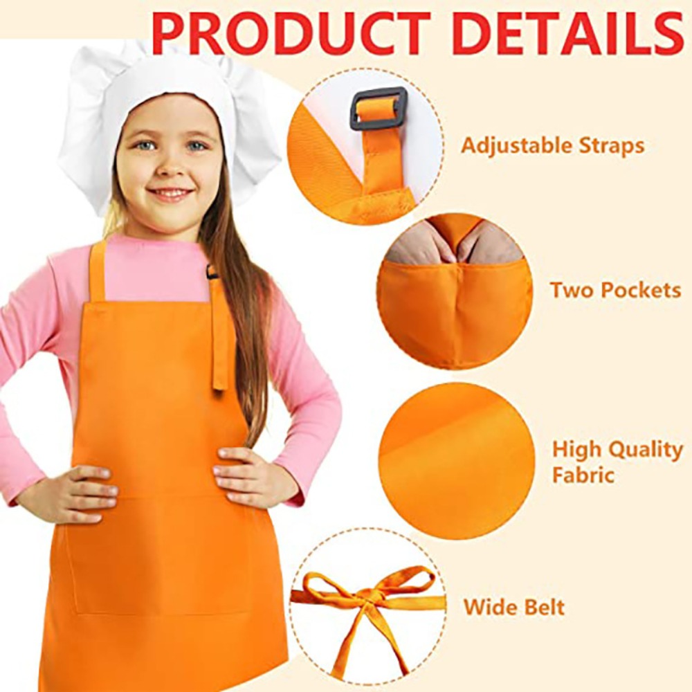 Children Chef Apron Front Pock - đánh giá và giá Kids Outdoor Kitchen Set