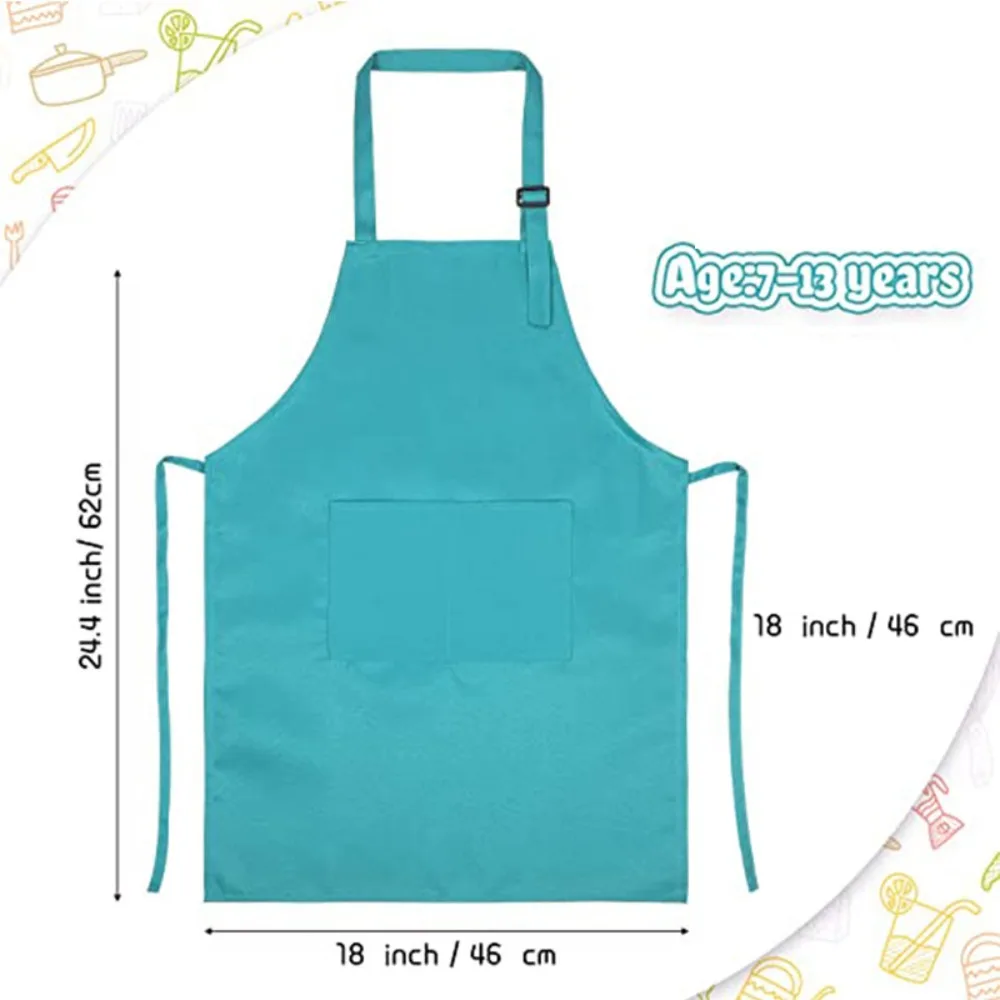 Children Chef Apron Front Pock - đánh giá và giá Kids Outdoor Kitchen Set