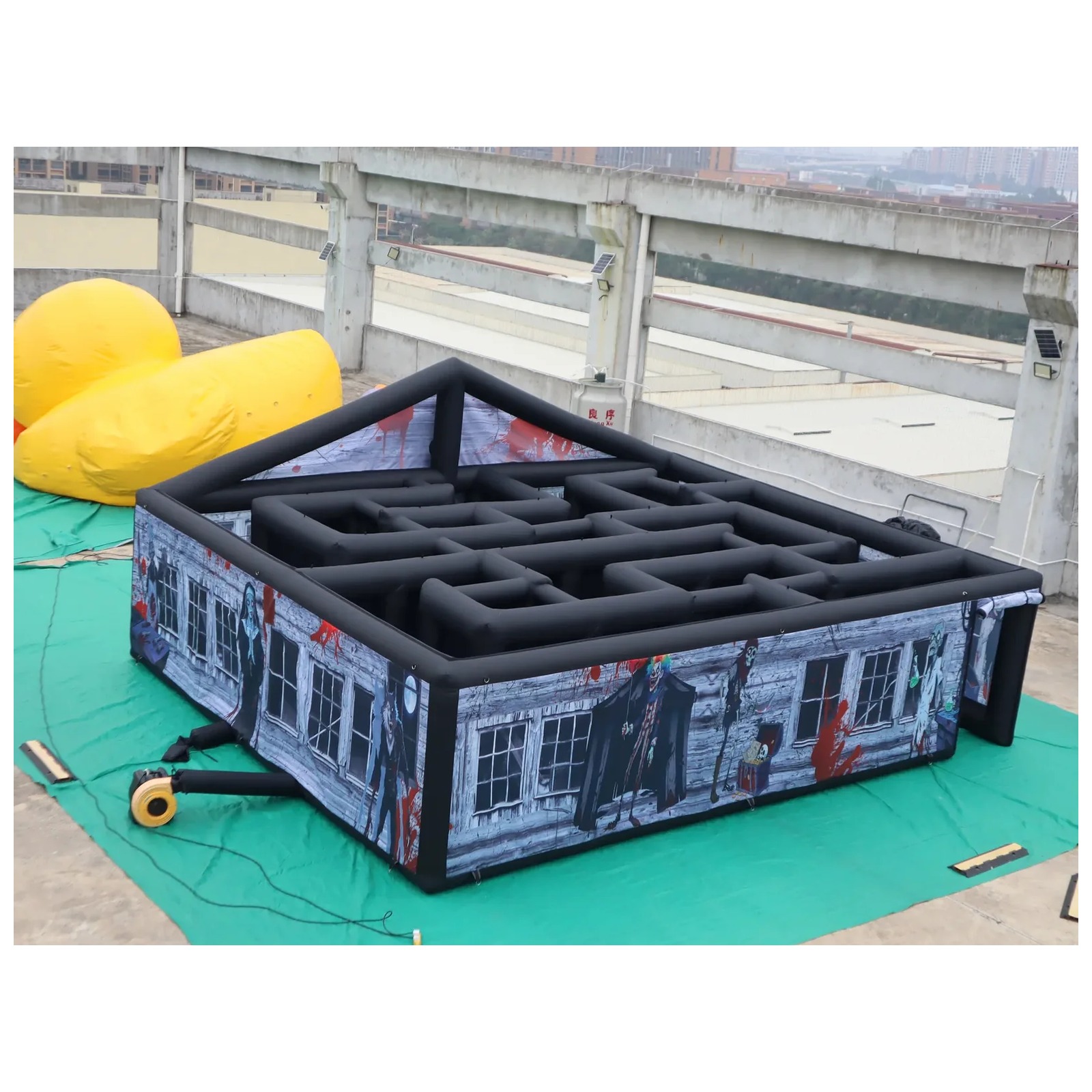 Mê cung bơm hơi có mái che, kí - đánh giá và giá Kids Outdoor Venues
