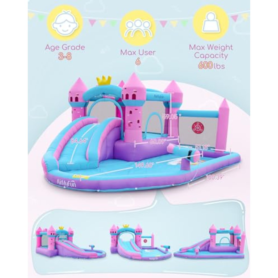 Backyard inflatable waterslide - đánh giá và giá Kids Outdoor Inflatable Water Slide