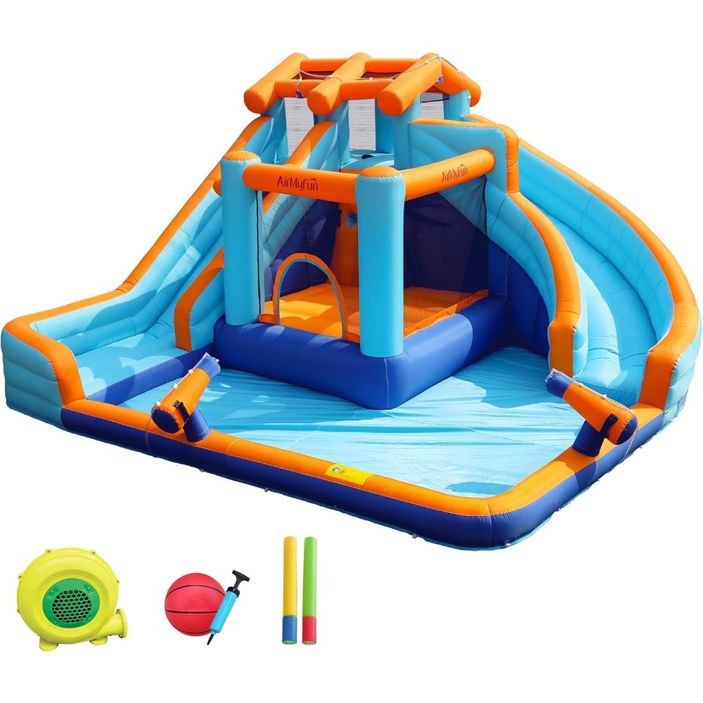 Large Water Slide Bounce House - đánh giá và giá Kids Outdoor Inflatable Water Slide