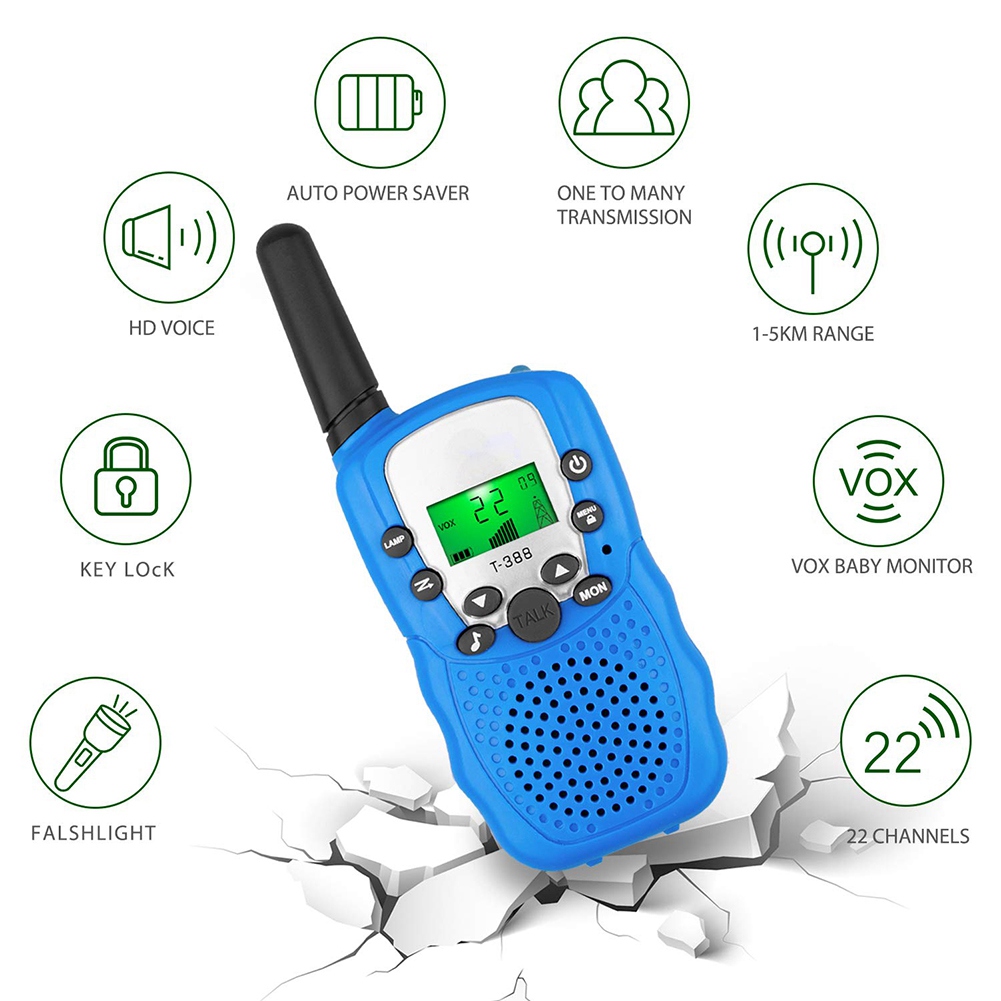 3 PCS Walkie Talkies for Kids, - đánh giá và giá Kids Outdoor Vehicles
