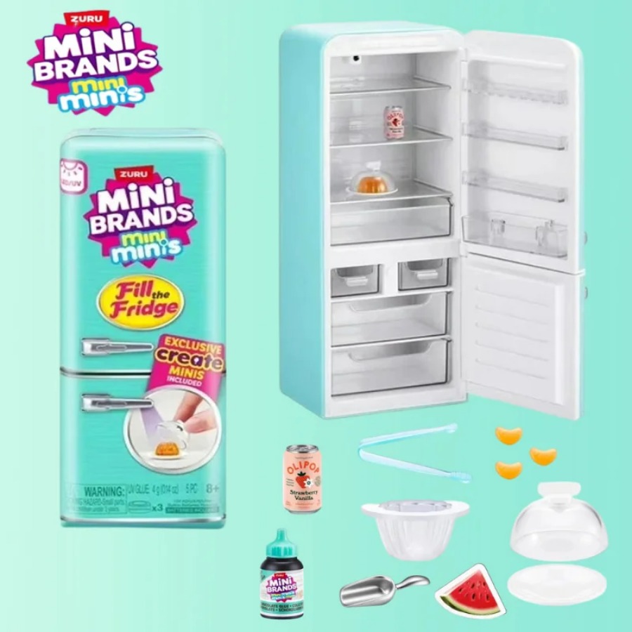 ZURU 5 Surprise Mini Fridge Ba - đánh giá và giá Kids Outdoor Kitchen Set