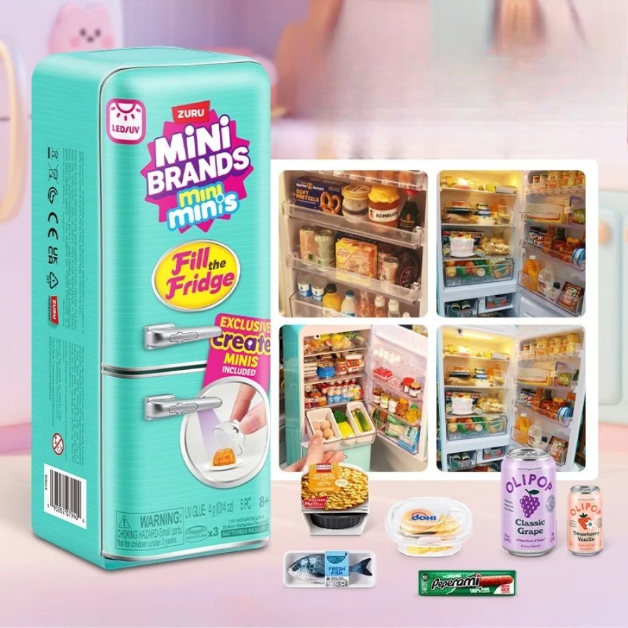 ZURU 5 Surprise Mini Fridge Ba - đánh giá và giá Kids Outdoor Kitchen Set