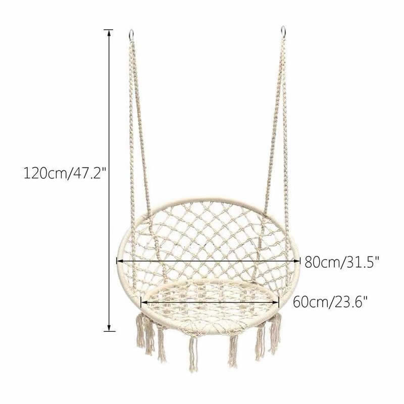 Năm 2021 Bắc Âu Tay Dệt Kim Tr - đánh giá và giá Kids Outdoor Swing Chair