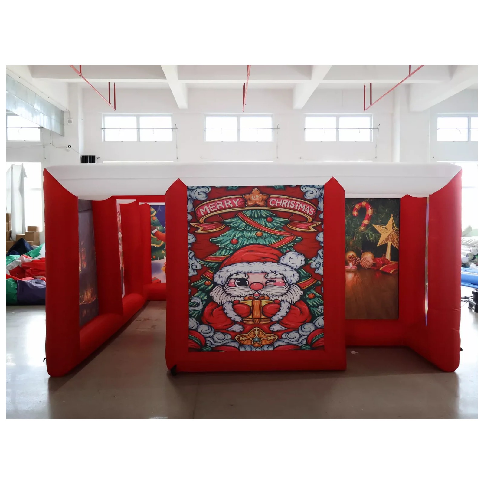 Mê cung bơm hơi ngoài trời màu - đánh giá và giá Kids Outdoor Venues