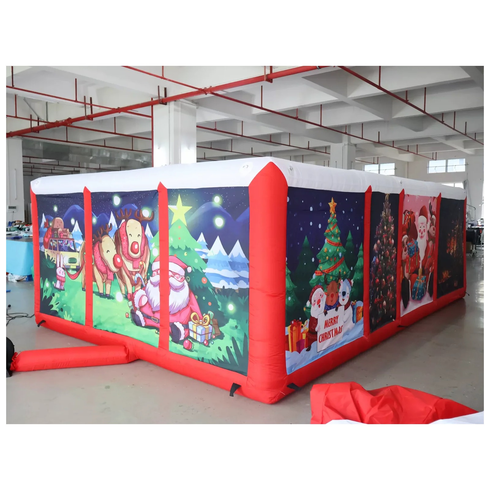 Mê cung bơm hơi ngoài trời màu - đánh giá và giá Kids Outdoor Venues